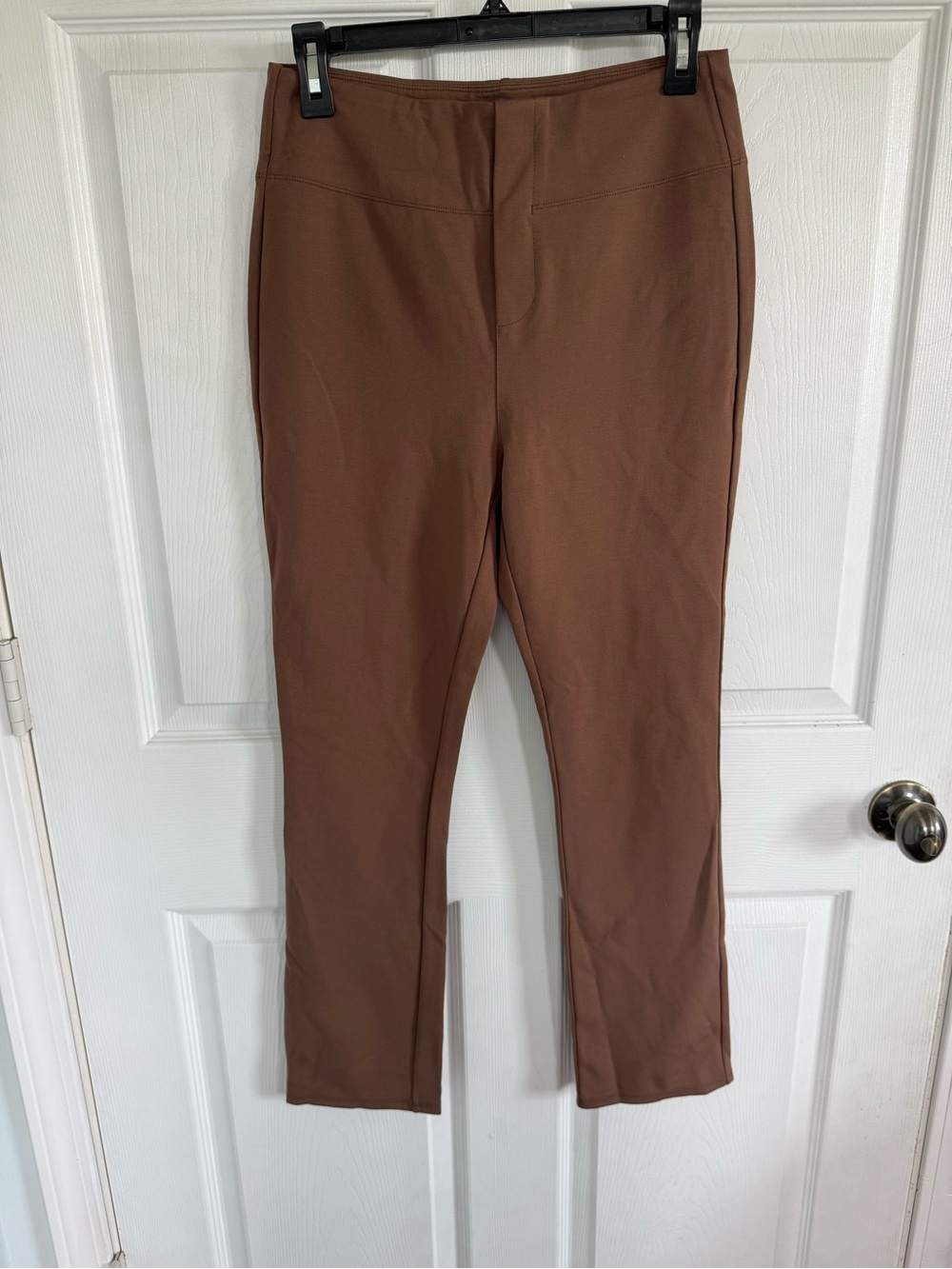 Halara Flex High Waisted Slight Flare Work Pants Brown M 7/8 Office Teacher Fall